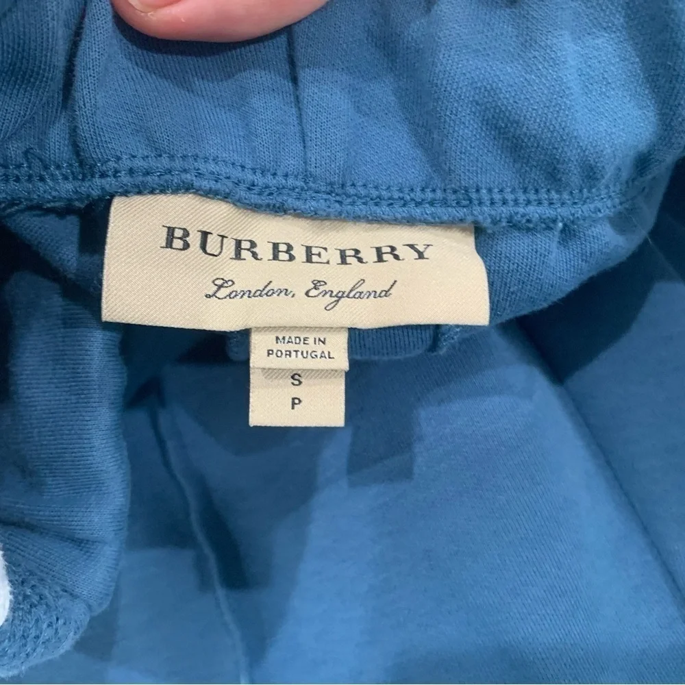 Burberry Joggers Nickston Side Stripe Track Pants in Blue